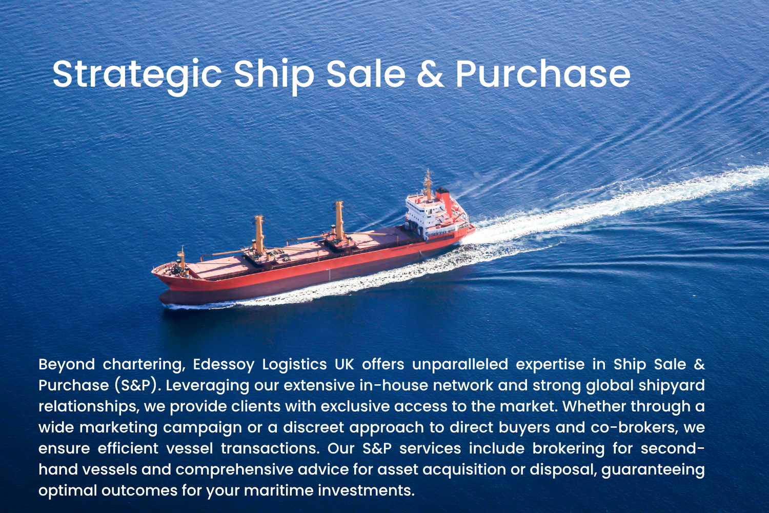 Strategic Ship Sale & Purchase
